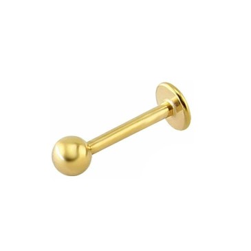 Gold plated ball labret 1.6...